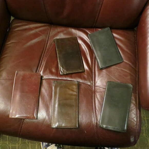 5 Coach mens breast pocket wallets lot - Picture 1 of 2